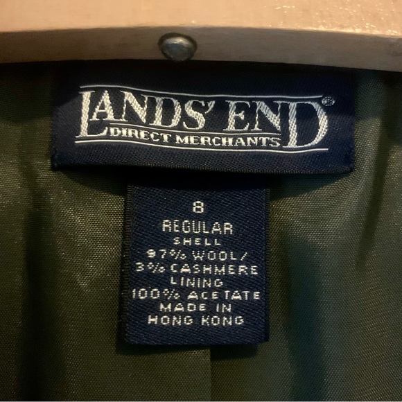 Wool & Cashmere Blazer Vintage Land’s End - Picture 4 of 4